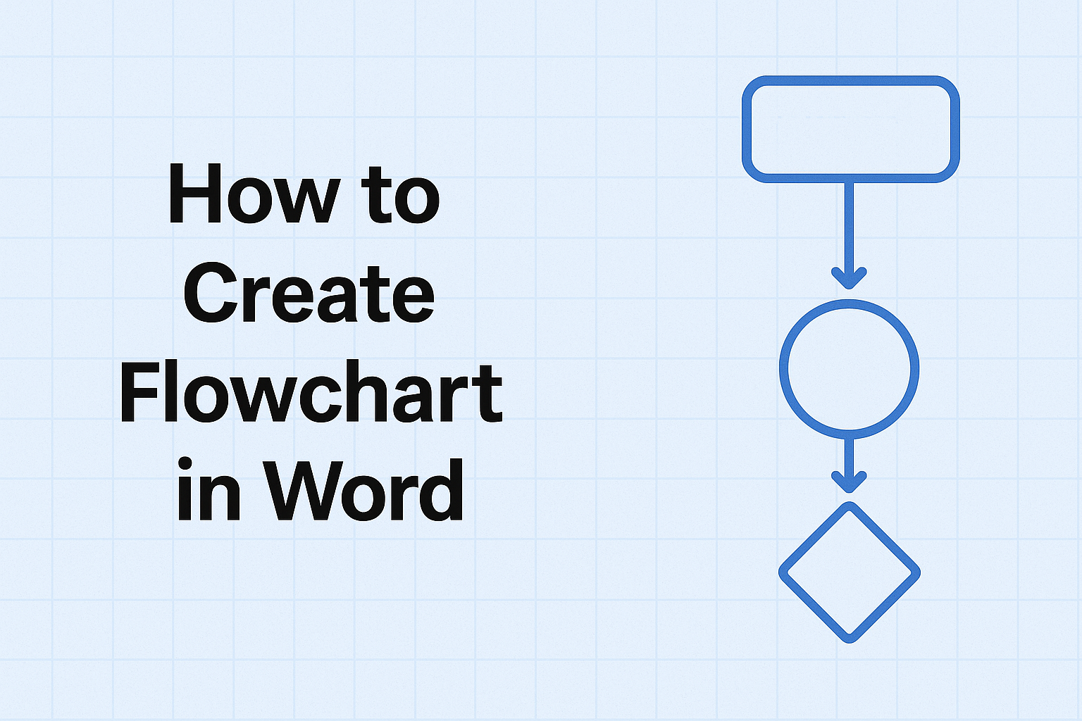 How to Create Flowchart in Word How to Create Flowchart in Word
